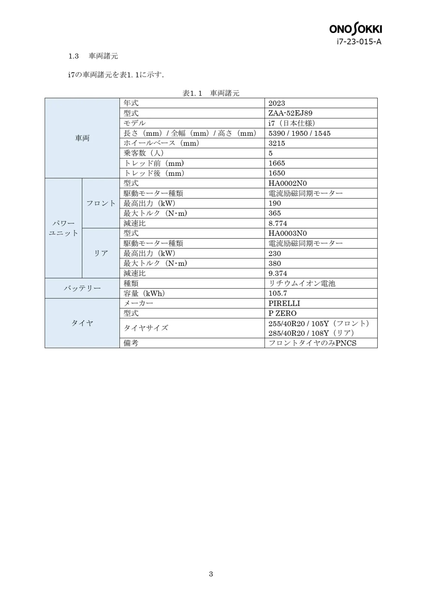 車両NVH/ロードノイズ伝達経路解析(TPA) （ID：i7-23-015-A） No.4