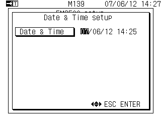 Data & Time setup 2